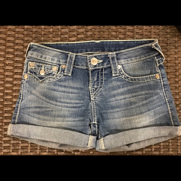 COPY - Like New! True Religion Jean Shorts - Picture 1 of 4